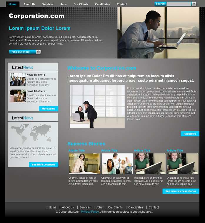 Corporative Website II Template